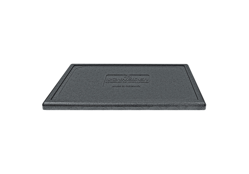  HorecaTraders Polypropylene Deksel voor Thermobox | Zwart | 685x485mm 