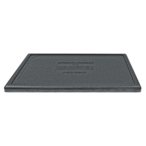  HorecaTraders Polypropylene Deksel voor Thermobox | Zwart | 685x485mm 