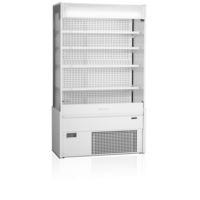 Open Front Cooler | White | 2 to 8 °C | 117x58x200.5 cm