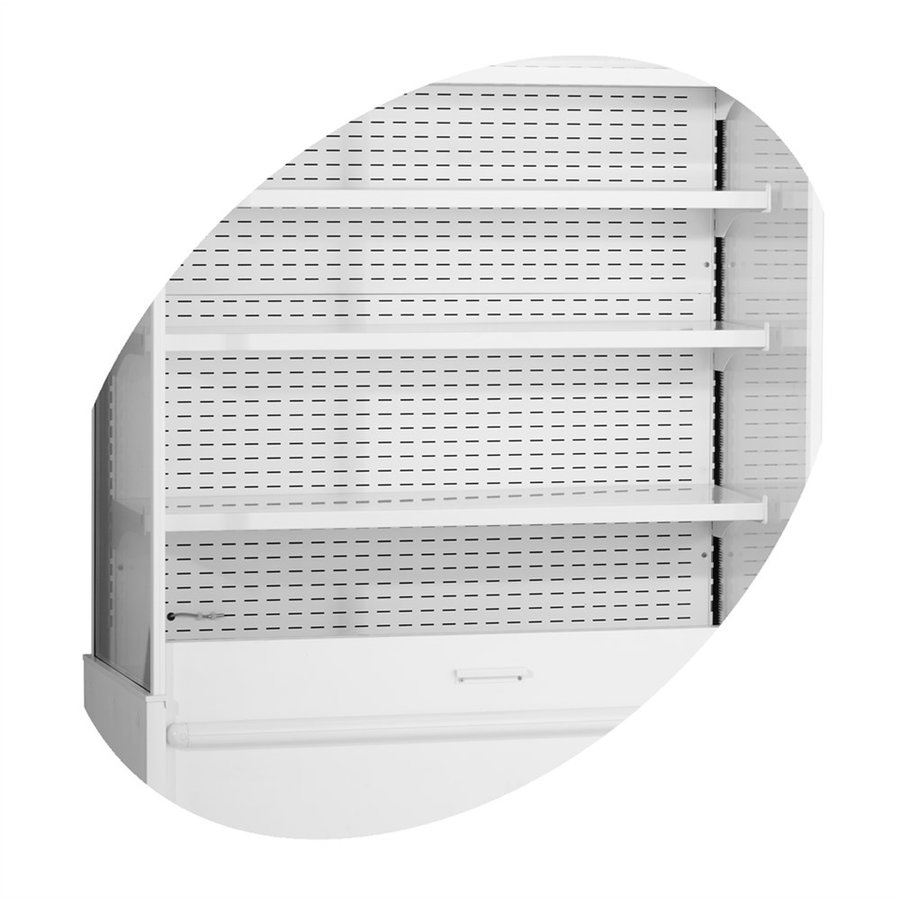 Open Front Cooler | White | 2 to 8 °C | 117x58x200.5 cm