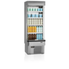 HorecaTraders Open Front Cooler | Stainless Steel | 0 to 4 °C | 685 x 727 x 1985 mm
