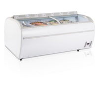Supermarket cooler/freezer | Static cooling | Glass sliding lids | 215 x 146.5 x 93cm