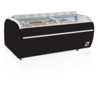 Supermarket cooler/freezer | Static cooling | Glass sliding lids | 215 x 146.5 x 93 cm