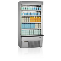 Open Front Cooler | stainless steel | 0 to 4 °C | 985 x 737 x 1985mm