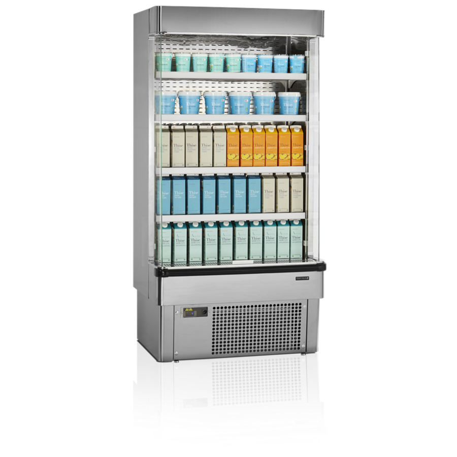 Open Front Cooler | stainless steel | 0 to 4 °C | 985 x 737 x 1985mm