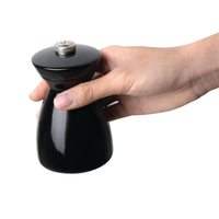 salt and pepper mill set black wood | 11.5cm