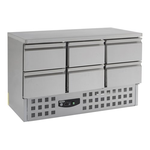 Combisteel Refrigerated workbench | 6 drawers | 136.5x70x87.5 cm 