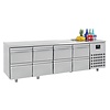 Combisteel Koelwerkbank | 8 Laden | Geforceerd | 233x700x850 cm