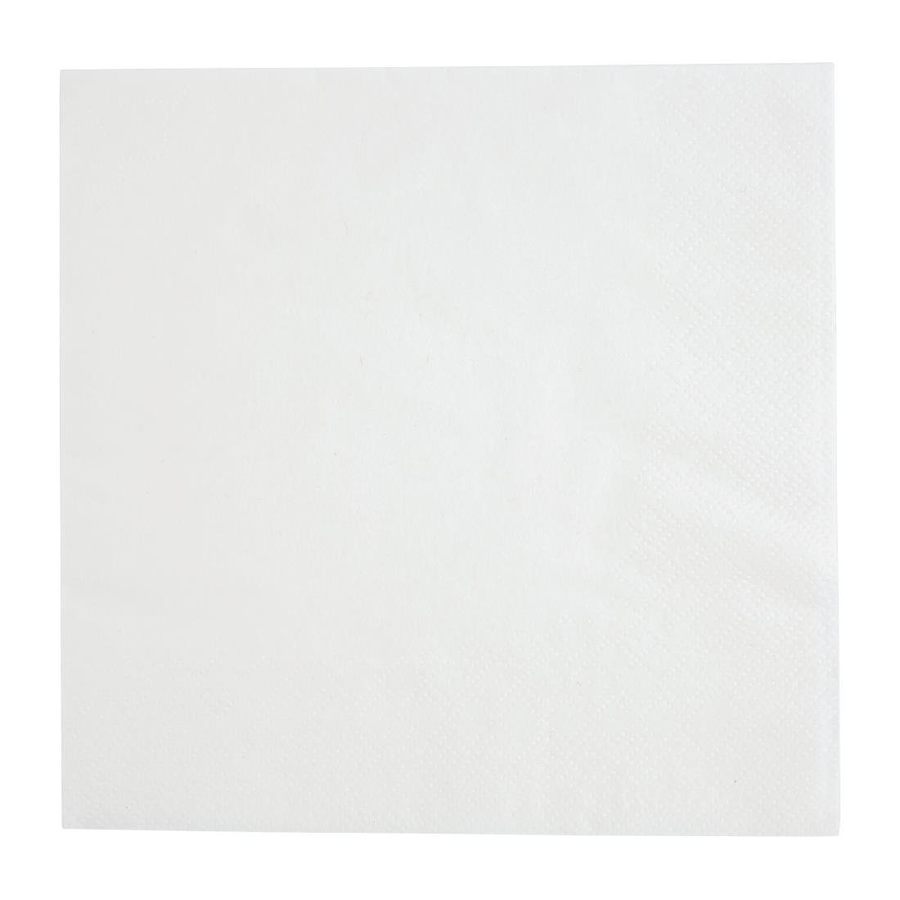 Serviettes | 1/4 pli | Blanc | 300x300mm | (5000 pièces)