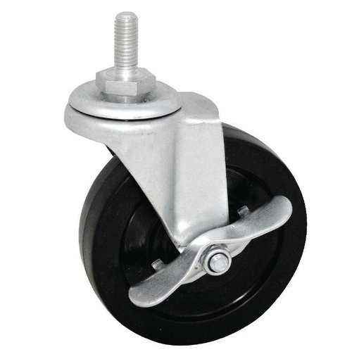  HorecaTraders Jeu de roues 4 pièces (2 freinées, 2 non freinées) 