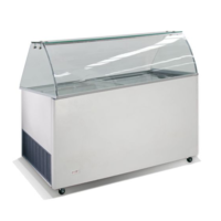 Ice cream display case | 144x73x(h)123 cm