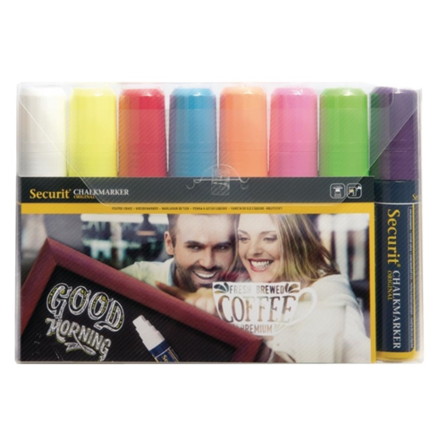  Securit Erasable chalk markers 15mm | 8 pcs 