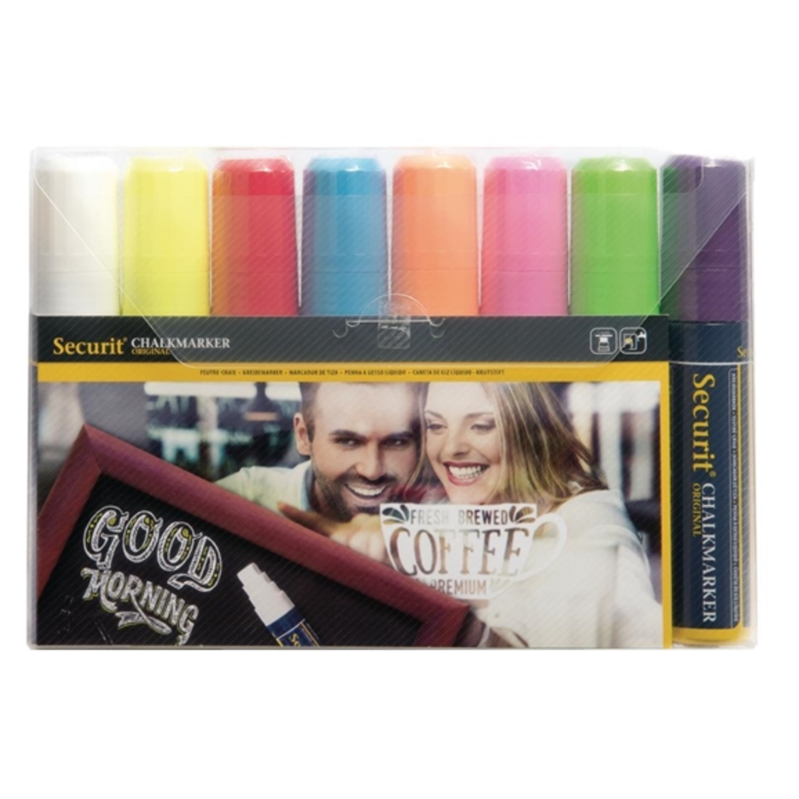 Löschbare Kreidemarker 15mm | 8 Stück