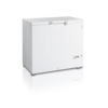 HorecaTraders Chest Freezer | Hinged lid | 2 lids | 86x48x73cm