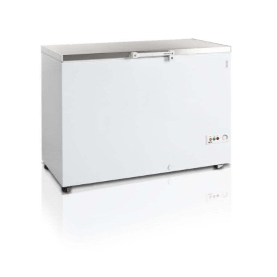 Chest Freezer | White | 2 lids | 116x48x73cm