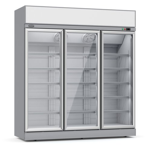  Combisteel Refrigerator 3 Glass Doors | 179x55x156.9 (h) cm 