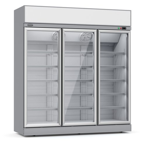 Combisteel Refrigerator 3 Glass Doors | 188x71x209(h) cm 