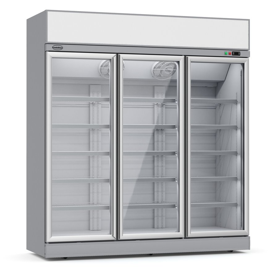 Kühlschrank 3 Glastüren | 188x71x209(h) cm