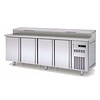 Coreco Stainless Steel Refrigerated Workbench | 4 doors | 224.5x70x104.3cm