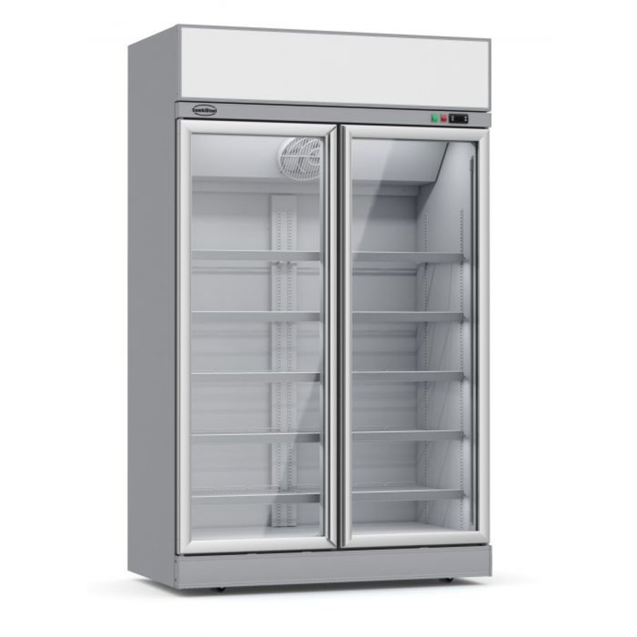 Fridge | 2 Glass doors | 1000L