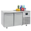 Combisteel Établi réfrigéré en acier inoxydable | Refroidissement forcé (3 tailles) | 1400 x 700 x 850 mm