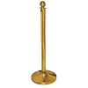 Bolero Barrier Post With Knob Brass