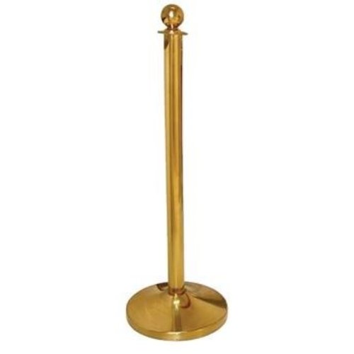  Bolero Barrier Post With Knob Brass 