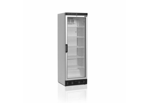  HorecaTraders Standing Fridge | Glass door | 5 grids | 57x44x155 cm 