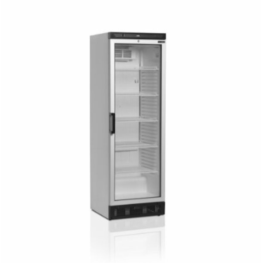 Réfrigérateur sur pied | Porte vitrée | 5 grilles | 57x44x155 cm