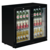 Polar Refroidissement de barres | 2 portes vitrées | 208L | 90 x 90 x 52 cm
