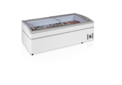  HorecaTraders Supermarket cooler/freezer white | 202 x 92 x 79 cm 