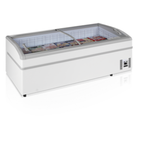  HorecaTraders Supermarket cooler/freezer white | 202 x 92 x 79 cm 