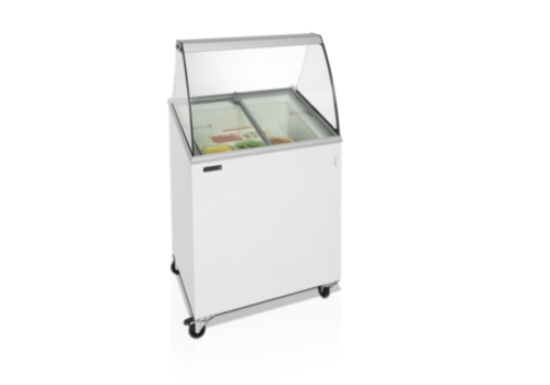  HorecaTraders Scoop Ice Cream Freezer | 72 x 62 x 130 cm 