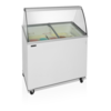 HorecaTraders Scoop ice cream freezer | 101 x 62x 130(h) cm
