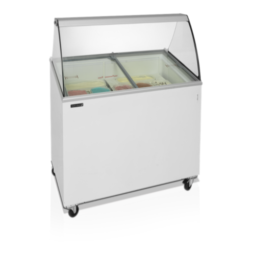  HorecaTraders Eisportionierer-Gefrierschrank | 101 x 62 x 130 (h) cm 