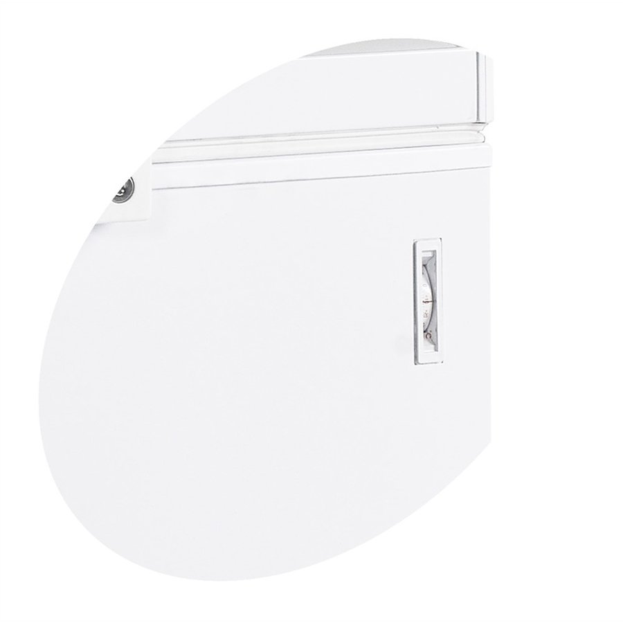 Freezer chest | Swivel castors with brakes | 2 lids | 98x70x95cm