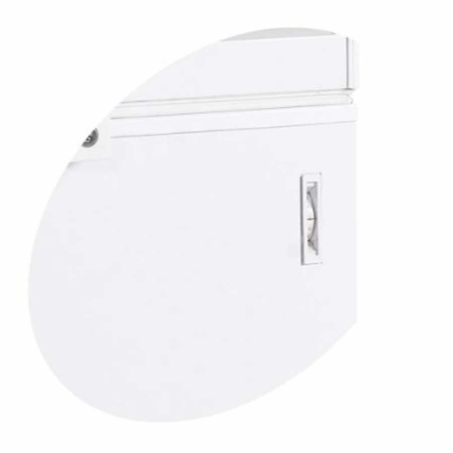 Freezer | 2 lids | strong castors | 116x48x73cm