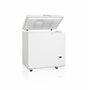 HorecaTraders Laborgefrierschrank | weiß | Lenkrollen mit Bremse | 98x70,5x94,5(h) cm