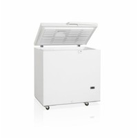Laborgefrierschrank | weiß | Lenkrollen mit Bremse | 98x70,5x94,5(h) cm