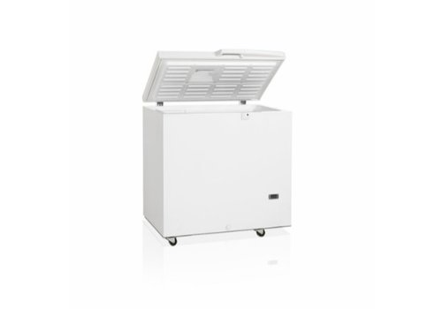  HorecaTraders Congélateur de laboratoire | blanc | roulettes pivotantes avec frein | 98x70,5x94,5(h) cm 