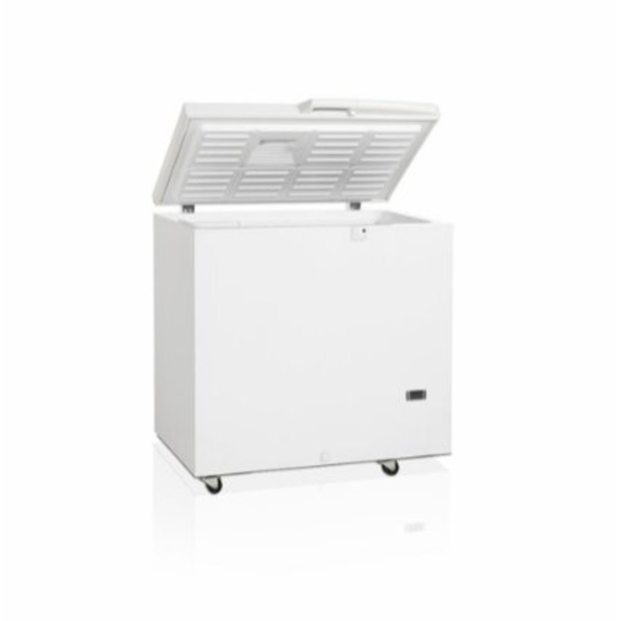 Laboratory freezer | white | swivel castors with brake | 82x44x71cm