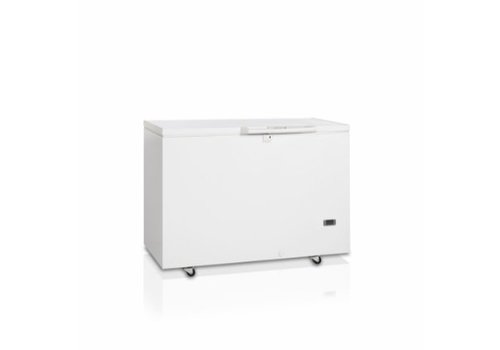  HorecaTraders Laborgefrierschrank | Weiß | Robuste Stahl-Innenverkleidung | 128x70,5x94,5 (h)cm 