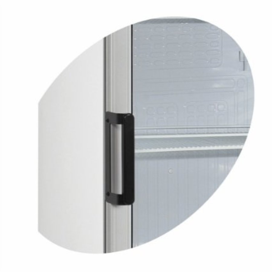 Réfrigérateur sur pied | Porte vitrée | 5 grilles | 57x44x155 cm