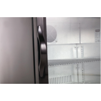 Low Model Refrigerated Bar Display | Black | 128L | 85(h)x60x52cm