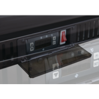 Low Model Refrigerated Bar Display | Black | 128L | 85(h)x60x52cm