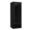 Saro Refrigerator with glass door | 1 / +10 °C | black | 75 x 71 x 200.3 cm