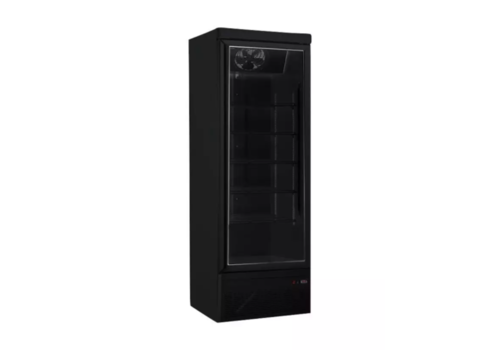  Saro Freezer with glass door | -18 / -22C° | black | 75 x 76 x 199.7 cm 