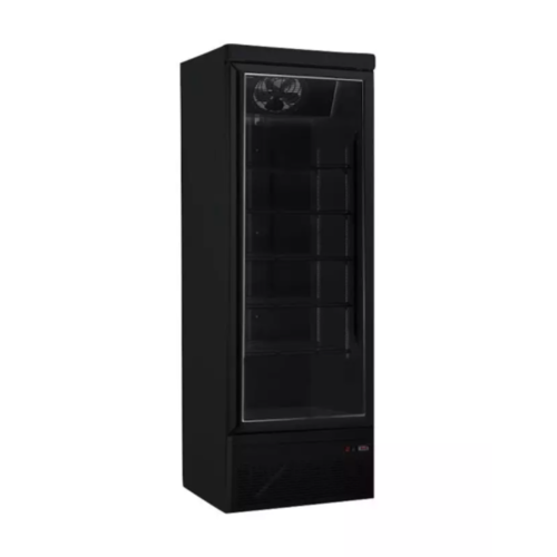  Saro Vriezer met glazen deur | -18 / -22C° | zwart | 75 x 76 x 199,7 cm 