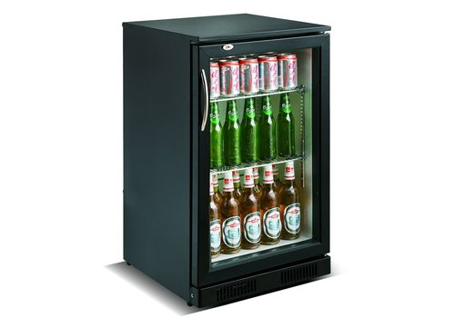  HorecaTraders Black Bar Cooler | 1 door | 41x36x75cm 