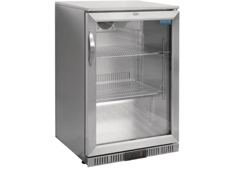  Polar Stainless steel bar cooling with swing door | 138L | 90(h)x60x52 cm 